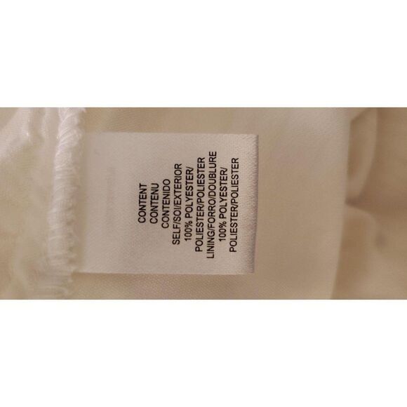 Leyden Short Puff Sleeve Blouse  L Ivory - Picture 4 of 9